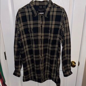 Vintage Men’s Sz Large Polo Jeans Ralph Lauren plaid Flannel shirt